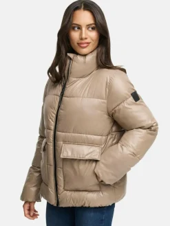 Navahoo Jacken & Westen*Damen Kurzjacke - Eispracht 14 taupe uni