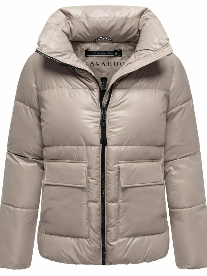Navahoo Jacken & Westen*Damen Kurzjacke - Eispracht 14 taupe uni