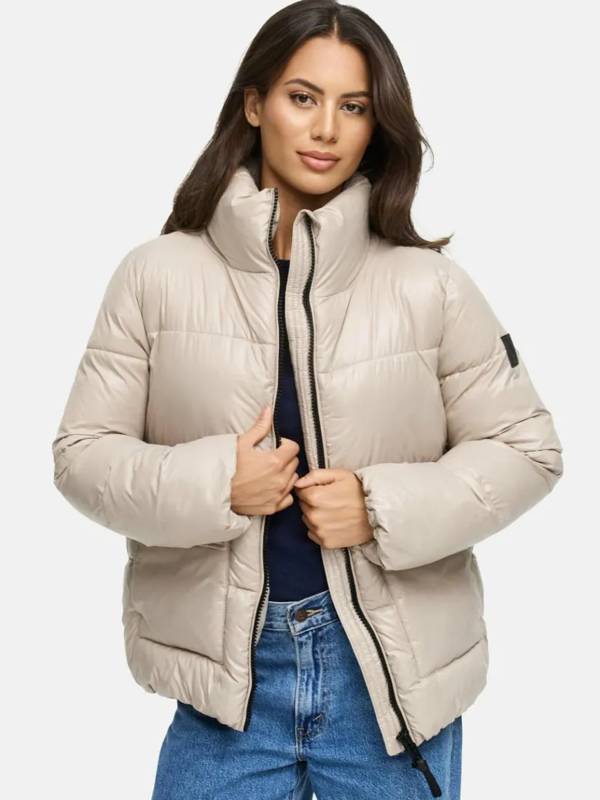 Navahoo Jacken & Westen*Damen Kurzjacke - Eispracht 14 taupe uni