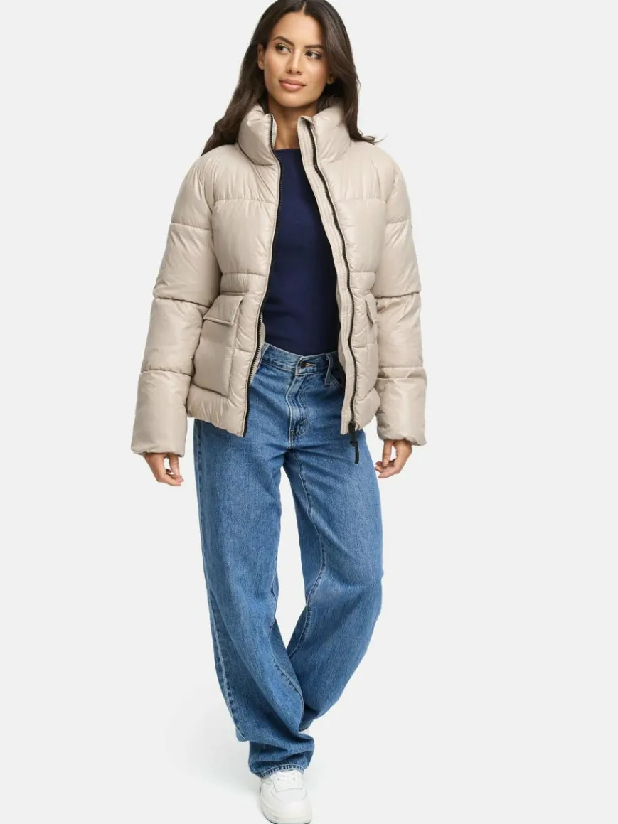 Navahoo Jacken & Westen*Damen Kurzjacke - Eispracht 14 taupe uni