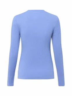 Marc O'Polo Denim Shirts & Tops*Damen Langarmshirt blau uni