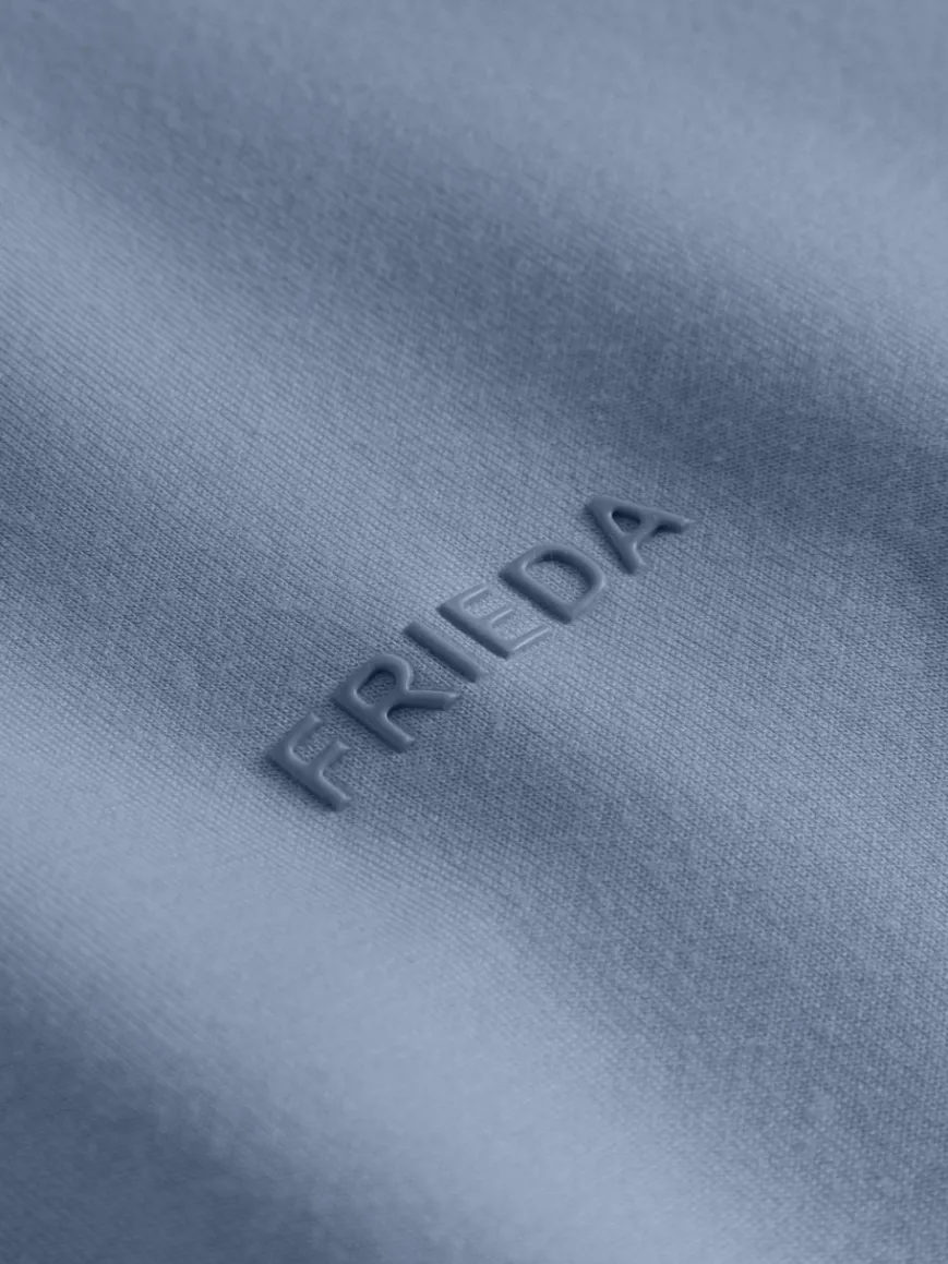 Frieda & Freddies Shirts & Tops*Damen Langarmshirt indigo uni