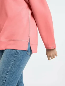 Frieda & Freddies Sweatshirts & Sweatjacken*Damen Langarmshirt koralle uni