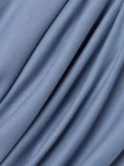 Marie Lund Shirts & Tops*Damen Langarmshirt indigo uni