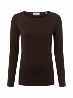 Marc O'Polo Shirts & Tops*Damen Langarmshirt mocca uni