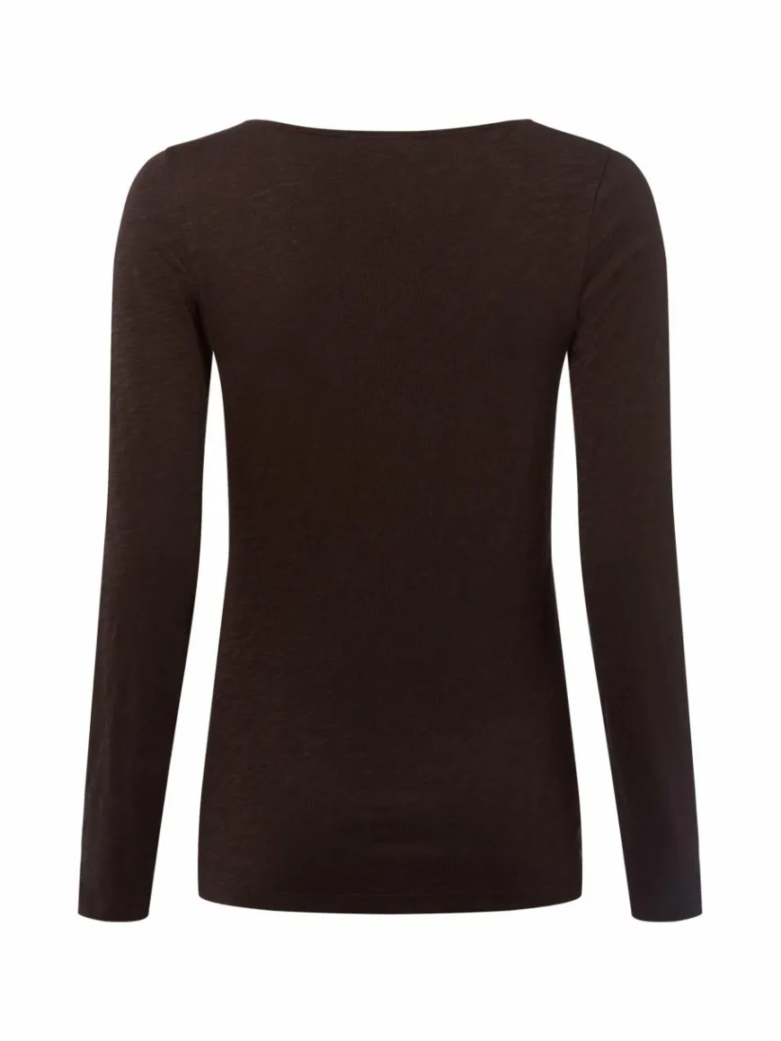 Marc O'Polo Shirts & Tops*Damen Langarmshirt mocca uni