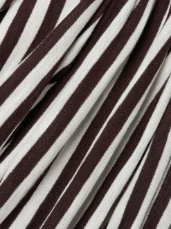 Marc O'Polo Shirts & Tops*Damen Langarmshirt weiß schoko gestreift