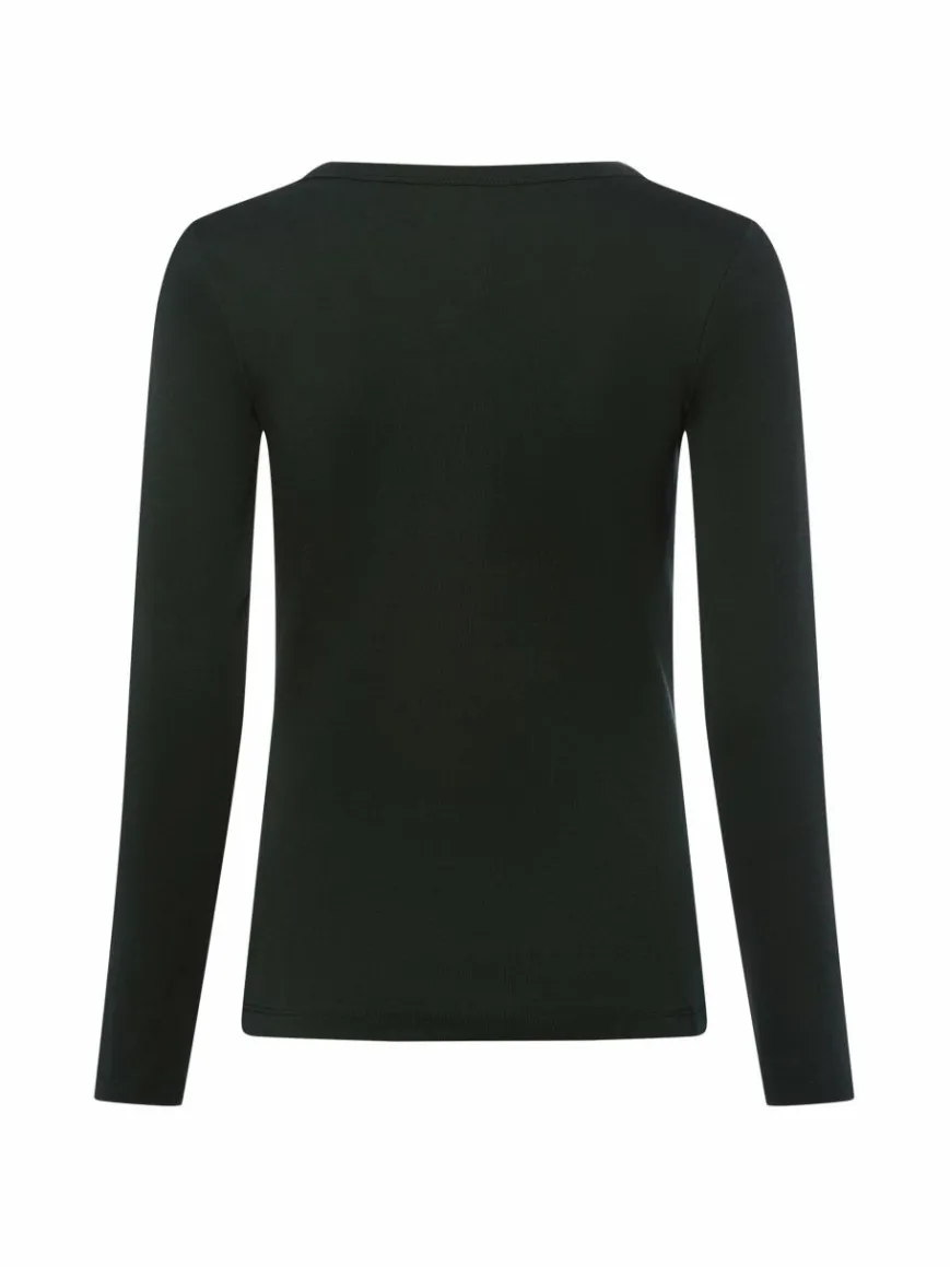 brookshire Shirts & Tops*Damen Langarmshirt tanne uni