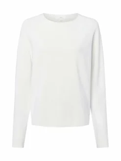 Fynch-Hatton Shirts & Tops*Damen Langarmshirt weiß uni