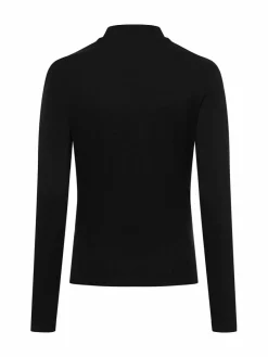 Marie Lund Sweatshirts & Sweatjacken*Damen Langarmshirt schwarz uni