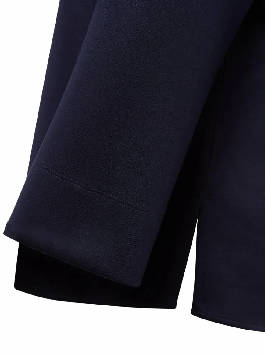 Rich & Royal Shirts & Tops*Damen Langarmshirt marine uni