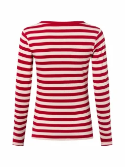 brookshire Shirts & Tops*Damen Langarmshirt rot rosa gestreift