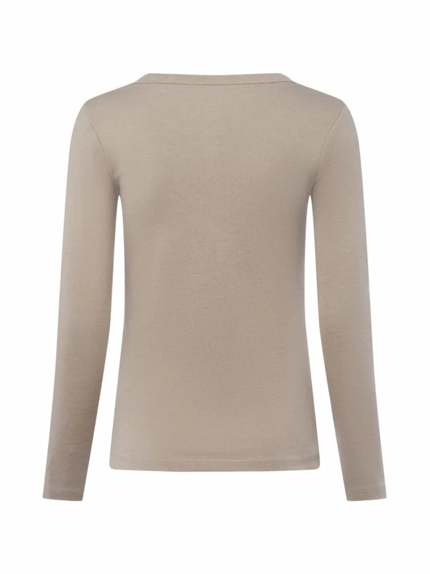 brookshire Shirts & Tops*Damen Langarmshirt kitt uni