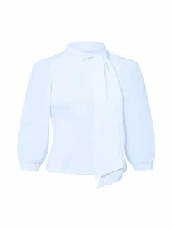 Rich & Royal Shirts & Tops*Damen Langarmshirt weiß uni