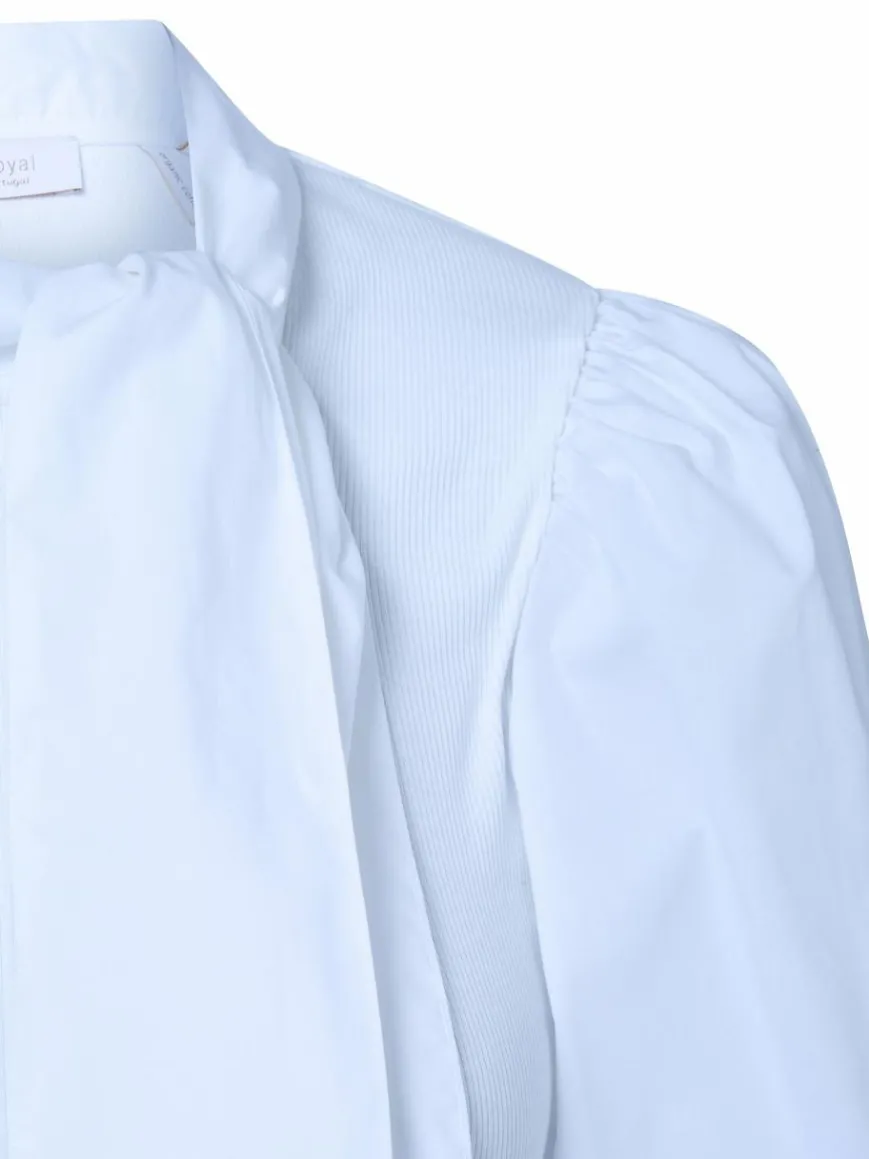 Rich & Royal Shirts & Tops*Damen Langarmshirt weiß uni