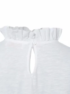 Rich & Royal Shirts & Tops*Damen Langarmshirt weiß uni