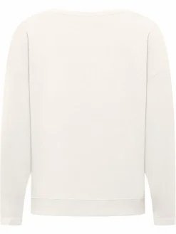 Frieda & Freddies Sweatshirts & Sweatjacken*Damen Langarmshirt weiß uni