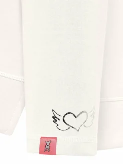 Frieda & Freddies Sweatshirts & Sweatjacken*Damen Langarmshirt weiß uni