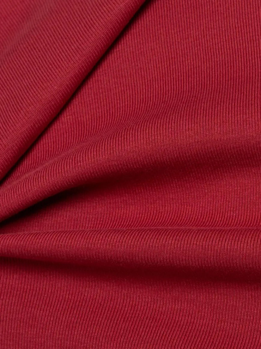 brookshire Shirts & Tops*Damen Langarmshirt bordeaux uni