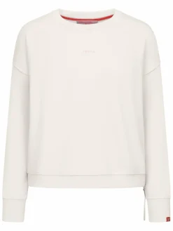 Frieda & Freddies Shirts & Tops*Damen Langarmshirt weiß uni