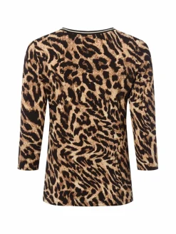 Betty Barclay Shirts & Tops*Damen Langarmshirt schwarz braun gemustert