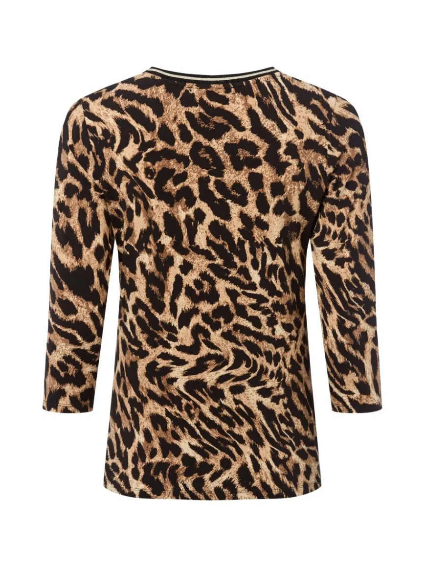 Betty Barclay Shirts & Tops*Damen Langarmshirt schwarz braun gemustert