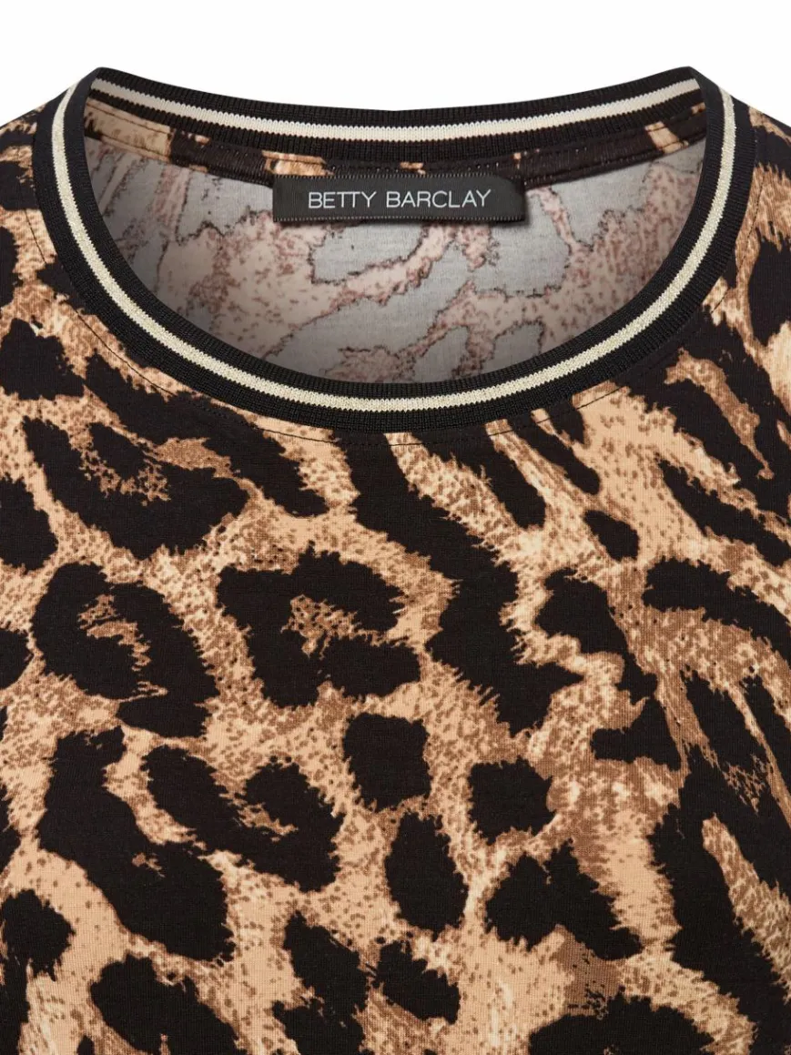 Betty Barclay Shirts & Tops*Damen Langarmshirt schwarz braun gemustert