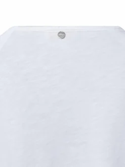 Rich & Royal Shirts & Tops*Damen Langarmshirt weiß uni