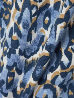 Olsen Shirts & Tops*Damen Langarmshirt - Hannah blau weiß gemustert