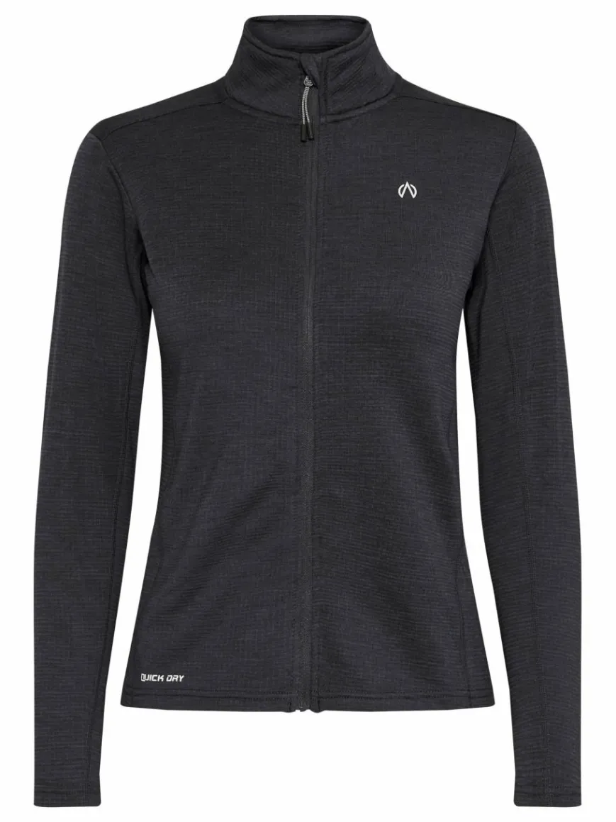 North Bend Sweatshirts & Sweatjacken*Damen Langarmshirt - NBKaja schwarz meliert