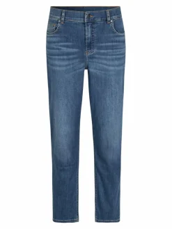 Masai Jeans*Damen Lange Boyfriend-Hose blau uni
