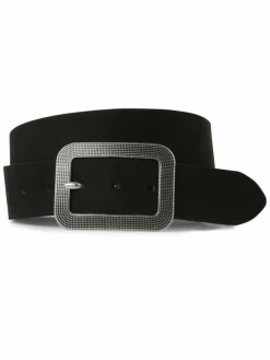 Vanzetti Gürtel*Damen Ledergürtel schwarz uni