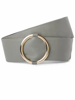 Vanzetti Gürtel*Damen Ledergürtel grau uni