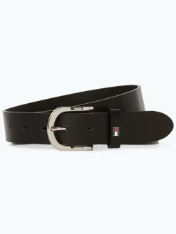 Tommy Hilfiger Gürtel*Damen Ledergürtel - New Danny schwarz uni