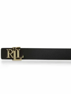 Lauren Ralph Lauren Gürtel*Damen Ledergürtel zum Wenden schwarz cognac uni