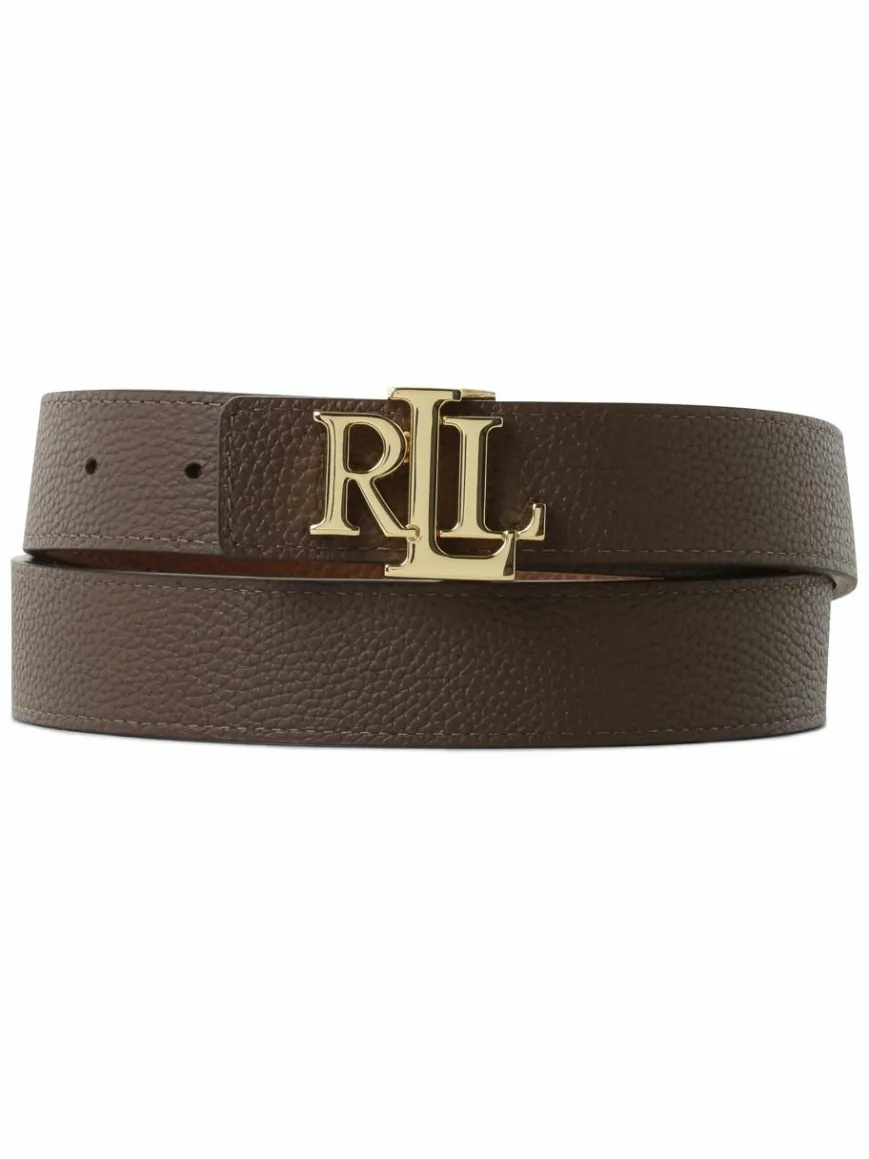 Lauren Ralph Lauren Gürtel*Damen Ledergürtel zum Wenden cognac schoko uni