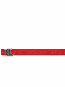 Lauren Ralph Lauren Gürtel*Damen Ledergürtel zum Wenden rot uni