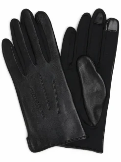 KESSLER Handschuhe*Damen Lederhandschuhe schwarz uni
