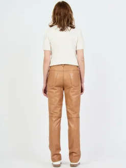 JCC Hosen*Damen Lederhose camel uni