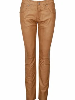JCC Hosen*Damen Lederhose camel uni