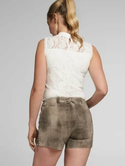 Spieth & Wenksy Hosen*Damen Lederhose - Alysa braun gemustert