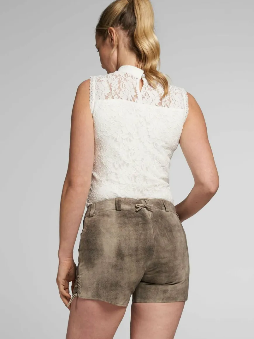 Spieth & Wenksy Hosen*Damen Lederhose - Alysa braun gemustert