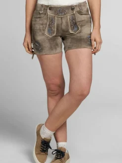 Spieth & Wenksy Hosen*Damen Lederhose - Alysa braun gemustert