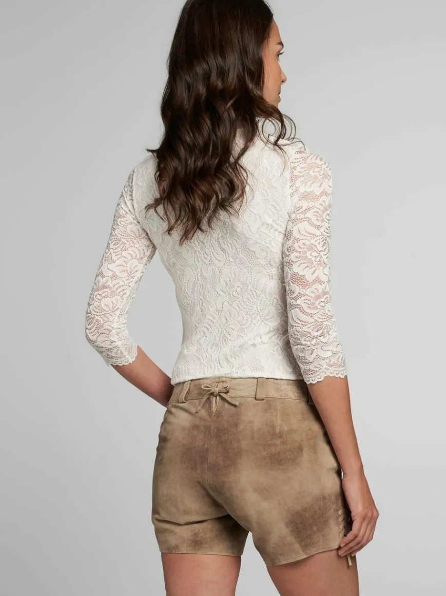 Spieth & Wenksy Hosen*Damen Lederhose - Alysa braun gemustert