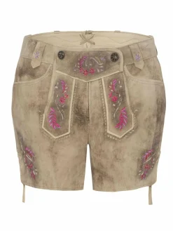 Spieth & Wenksy Hosen*Damen Lederhose - Alysa braun gemustert