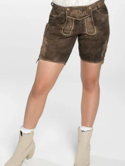 Spieth & Wenksy Hosen*Damen Lederhose - Fay braun uni