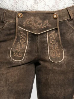 Spieth & Wenksy Hosen*Damen Lederhose - Fay braun uni