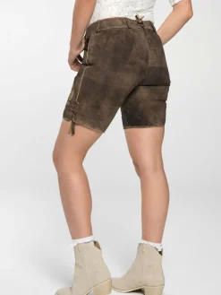 Spieth & Wenksy Hosen*Damen Lederhose - Fay braun uni