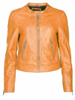 Maze Jacken & Westen*Damen Lederjacke cognac uni
