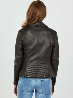 JCC Jacken & Westen*Damen Lederjacke braun uni